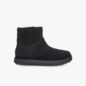 Ugg Classic Mini BLVD Women Classic Boots Black (3524WMJYX)